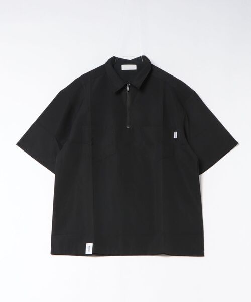 Ritzy(リッツィー)の「アウトドア × ストリート融合!ハーフジップ半袖シャツ(シャツ/ブラウス・メンズ・ブラック/ブラウン/グリーン・XL/L)」の8枚目の写真