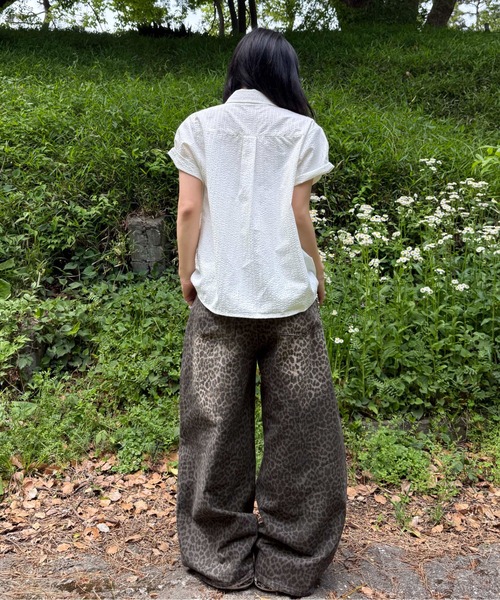 sedacle(セダクル)の「レオパード加工デニム(デニムパンツ・メンズ・ブラウン/ベージュ・SMALL/MEDIUM/LARGE)」の11枚目の写真