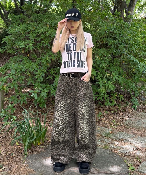 sedacle(セダクル)の「レオパード加工デニム(デニムパンツ・メンズ・ブラウン/ベージュ・SMALL/MEDIUM/LARGE)」の18枚目の写真