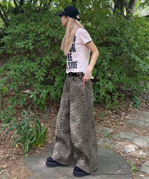 sedacle(セダクル)の「レオパード加工デニム(デニムパンツ・メンズ・ブラウン/ベージュ・SMALL/MEDIUM/LARGE)」の19枚目の写真