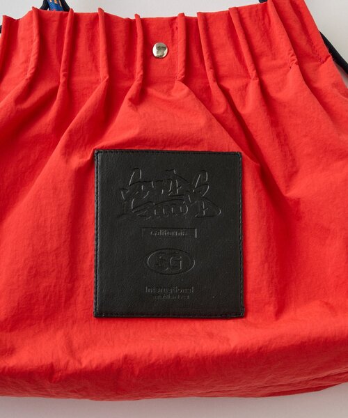 SOUNDSGOOOOD(サウンズグッド)の「【SOUNDS GOOOOD】2WAYナイロンタックギャザーパラコードBAG/WEB限定カラー追加(トートバッグ・メンズ・カーキ/レッド/ブラック/キャメル・ONE SIZE)」の12枚目の写真