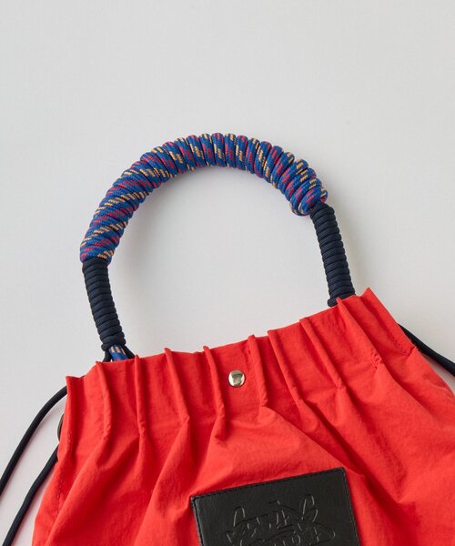 SOUNDSGOOOOD(サウンズグッド)の「【SOUNDS GOOOOD】2WAYナイロンタックギャザーパラコードBAG/WEB限定カラー追加(トートバッグ・メンズ・カーキ/レッド/ブラック/キャメル・ONE SIZE)」の14枚目の写真