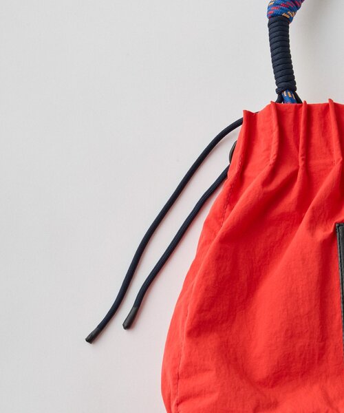 SOUNDSGOOOOD(サウンズグッド)の「【SOUNDS GOOOOD】2WAYナイロンタックギャザーパラコードBAG/WEB限定カラー追加(トートバッグ・メンズ・カーキ/レッド/ブラック/キャメル・ONE SIZE)」の15枚目の写真