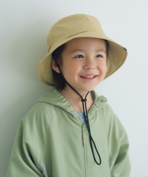 green label relaxing(グリーンレーベルリラクシング)の「【別注】<コカゲル>アドベンチャーハット / キッズ(ハット・キッズ・イエロー/ライトブルー・FREE(54-56cm))」の2枚目の写真