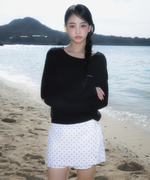 ROSEFRANTZ（ロゼフランツ）の「Boatneck Sheer Basic Knit [Black]（ニット/セーター・レディース・ブラック・OS）」の3枚目の写真