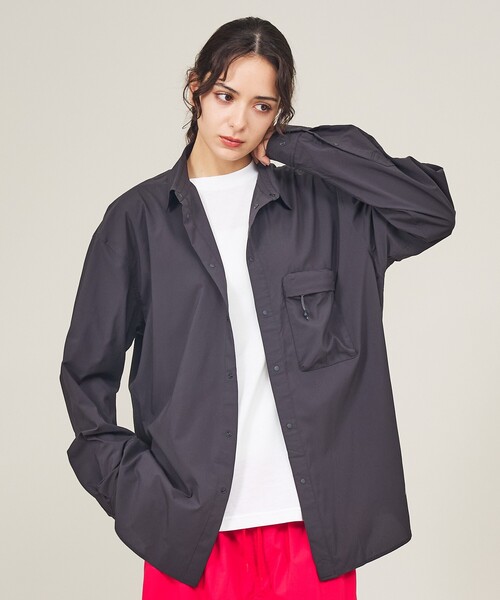 NANGA（ナンガ）の「【NANGA /ナンガ】PLC EXCURSION SHIRT /N2500-1I402A] PLC /エクスカーションシャツ/パッカブル/アウトドア（シャツ/ブラウス・メンズ・ブラック/カーキ・M/L）」の14枚目の写真