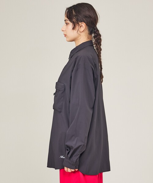 NANGA（ナンガ）の「【NANGA /ナンガ】PLC EXCURSION SHIRT /N2500-1I402A] PLC /エクスカーションシャツ/パッカブル/アウトドア（シャツ/ブラウス・メンズ・ブラック/カーキ・M/L）」の12枚目の写真