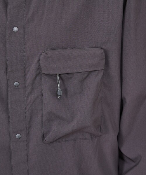 NANGA（ナンガ）の「【NANGA /ナンガ】PLC EXCURSION SHIRT /N2500-1I402A] PLC /エクスカーションシャツ/パッカブル/アウトドア（シャツ/ブラウス・メンズ・ブラック/カーキ・M/L）」の4枚目の写真