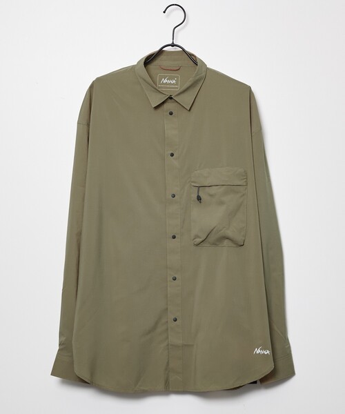 NANGA（ナンガ）の「【NANGA /ナンガ】PLC EXCURSION SHIRT /N2500-1I402A] PLC /エクスカーションシャツ/パッカブル/アウトドア（シャツ/ブラウス・メンズ・ブラック/カーキ・M/L）」の22枚目の写真