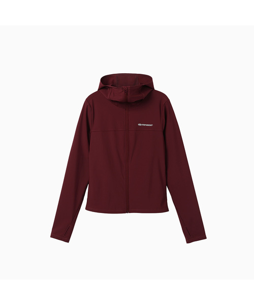 MENASOO(ミナス)の「Face Cover Zip Up Jersey(ナイロンジャケット・レディース・ミント/ブラック/レッド・MEDIUM/SMALL/X-LARGE/LARGE)」の1枚目の写真