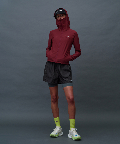 MENASOO(ミナス)の「Face Cover Zip Up Jersey(ナイロンジャケット・レディース・ミント/ブラック/レッド・MEDIUM/SMALL/X-LARGE/LARGE)」の14枚目の写真