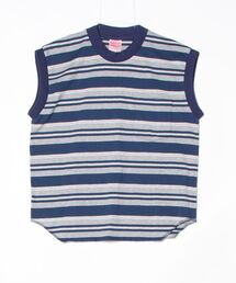 WALLA WALLA SPORT【ワラワラスポーツ】STRIPE SLEEVELESS TOP