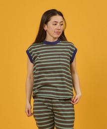WALLA WALLA SPORT【ワラワラスポーツ】STRIPE SLEEVELESS TOP