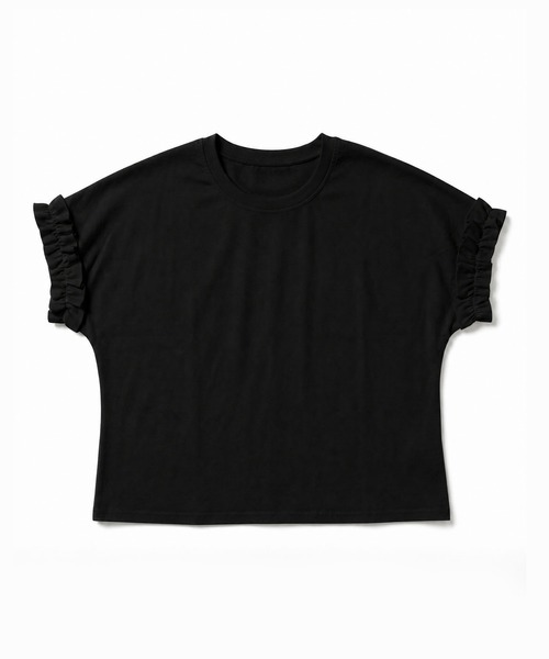 aimoha(アイモハ)の「レースフリルスリーブTシャツ(Tシャツ/カットソー・レディース・ホワイト/ブラック・FREE)」の21枚目の写真