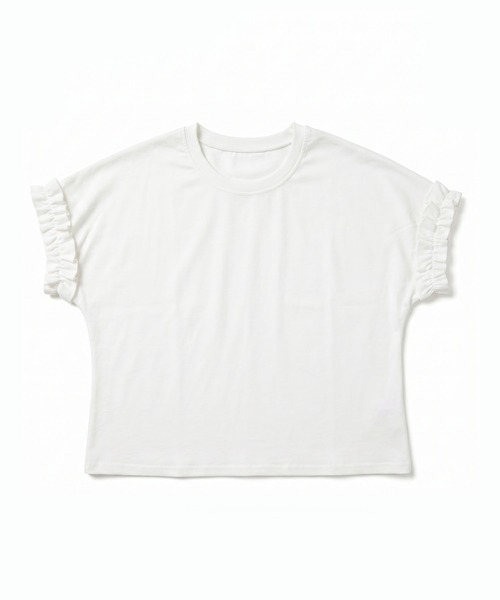 aimoha(アイモハ)の「レースフリルスリーブTシャツ(Tシャツ/カットソー・レディース・ホワイト/ブラック・FREE)」の22枚目の写真