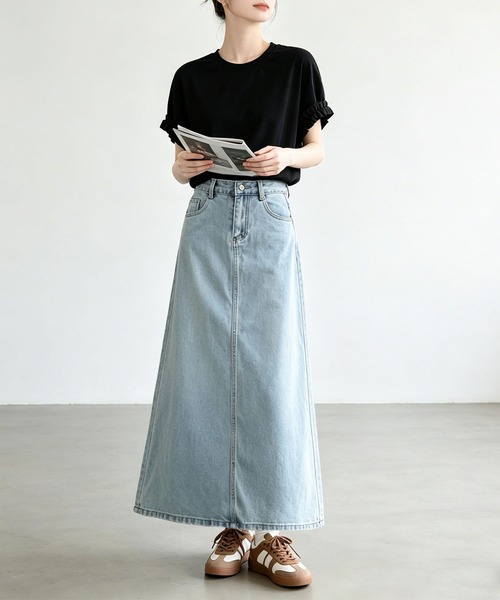 aimoha(アイモハ)の「レースフリルスリーブTシャツ(Tシャツ/カットソー・レディース・ホワイト/ブラック・FREE)」の20枚目の写真