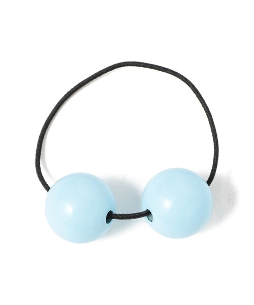 Ray BEAMS(レイビームス)の「Saskia Diez / Hair Tie(その他ヘアアクセサリー・レディース・イエロー/サックスブルー/グリーン/バイオレット/ホワイト/ブラック・ONE SIZE)」の4枚目の写真