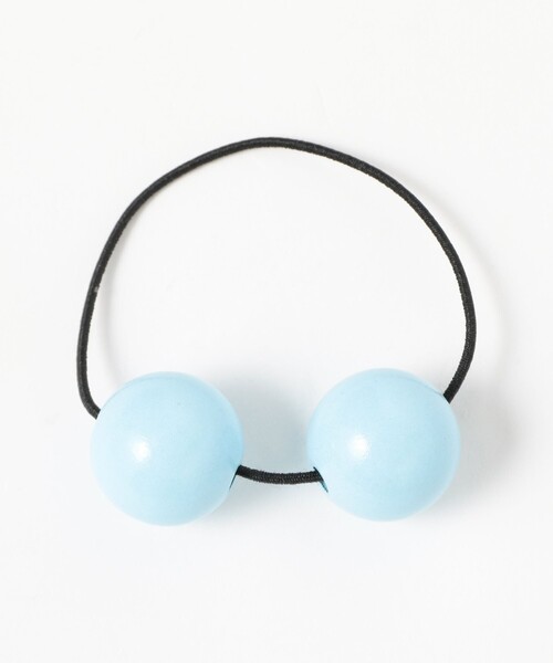Ray BEAMS(レイビームス)の「Saskia Diez / Hair Tie(その他ヘアアクセサリー・レディース・イエロー/サックスブルー/グリーン/バイオレット/ホワイト/ブラック・ONE SIZE)」の9枚目の写真
