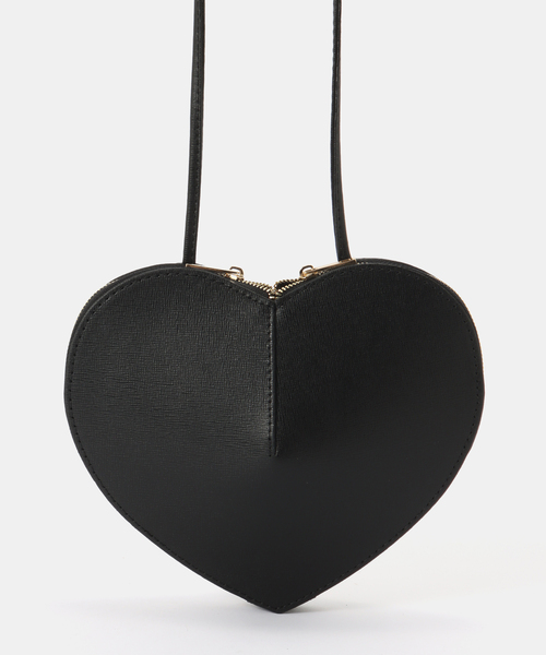 U by SPICK&SPAN(ユーバイスピックアンドスパン)の「AULENTTI/オウレンティ HEART BAG(ショルダーバッグ・レディース・ブラック・FREE)」の3枚目の写真