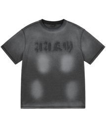 Reverse Patch Waffle Half Top (Dark Gray)