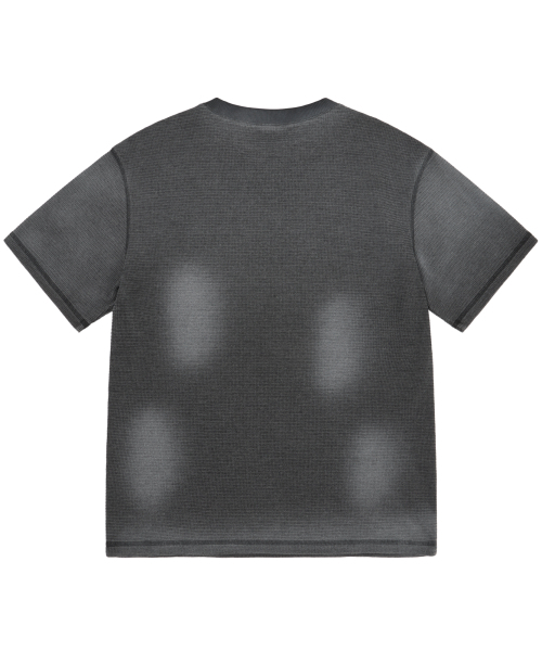 AAKAM(アーカム)の「Reverse Patch Waffle Half Top (Dark Gray)(Tシャツ/カットソー・レディース・その他・3/2/1)」の2枚目の写真
