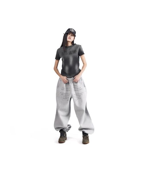 AAKAM(アーカム)の「Reverse Patch Waffle Half Top (Dark Gray)(Tシャツ/カットソー・レディース・その他・3/2/1)」の9枚目の写真