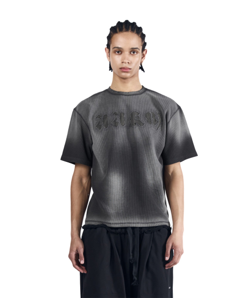 AAKAM(アーカム)の「Reverse Patch Waffle Half Top (Dark Gray)(Tシャツ/カットソー・レディース・その他・3/2/1)」の10枚目の写真