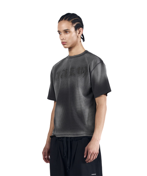 AAKAM(アーカム)の「Reverse Patch Waffle Half Top (Dark Gray)(Tシャツ/カットソー・レディース・その他・3/2/1)」の11枚目の写真