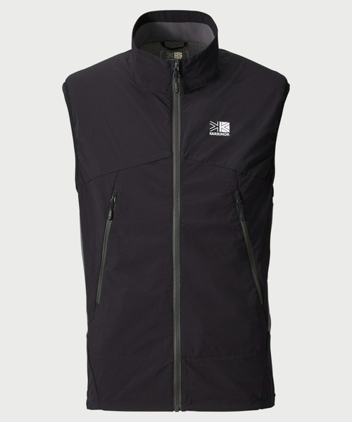 karrimor(カリマー)の「active softshell vest(ベスト・メンズ・ライトベージュ/ブラック/ライトブルー・XL/S/M/L)」の2枚目の写真