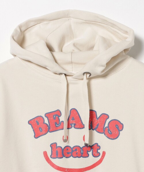 BEAMS HEART(ビームスハート)の「カレッジ スマイル パーカー(パーカー・レディース・グレー/ホワイト系その他5/ネイビー・FREE)」の13枚目の写真