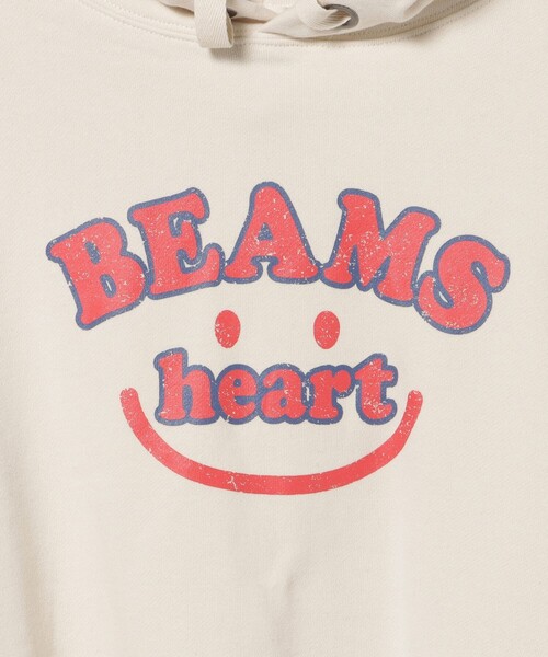 BEAMS HEART(ビームスハート)の「カレッジ スマイル パーカー(パーカー・レディース・グレー/ホワイト系その他5/ネイビー・FREE)」の15枚目の写真