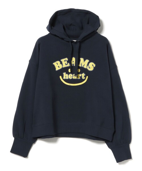 BEAMS HEART(ビームスハート)の「カレッジ スマイル パーカー(パーカー・レディース・グレー/ホワイト系その他5/ネイビー・FREE)」の19枚目の写真