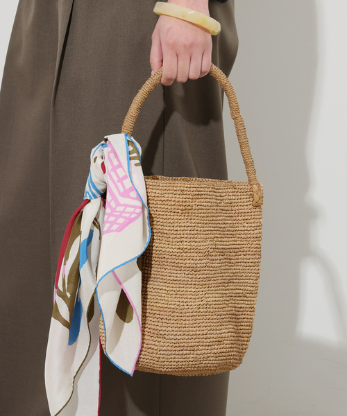 Made in Mada Onybag Natural ボストン型カゴバッグ WEB限定追加3》【MADE IN MADA /メイドインマダ】 NAIVO BAG