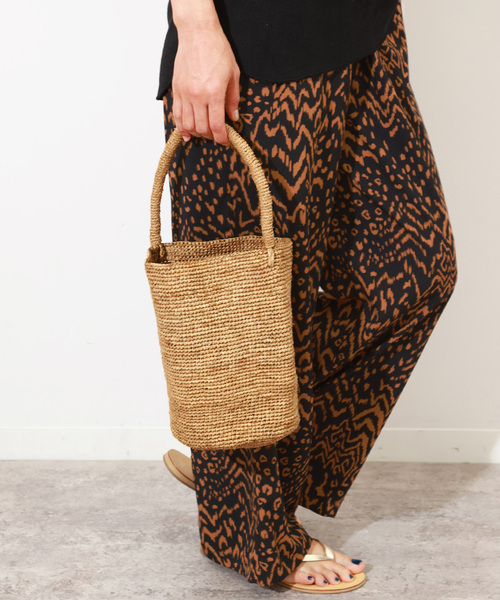 MADE IN MADA(メイドインマダ)の「《WEB限定追加3》【MADE IN MADA /メイドインマダ】 NAIVO BAG:ハンドバッグ(かごバッグ・レディース・ベージュ・FREE)」の8枚目の写真