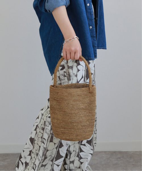 MADE IN MADA(メイドインマダ)の「《WEB限定追加3》【MADE IN MADA /メイドインマダ】 NAIVO BAG:ハンドバッグ(かごバッグ・レディース・ベージュ・FREE)」の10枚目の写真