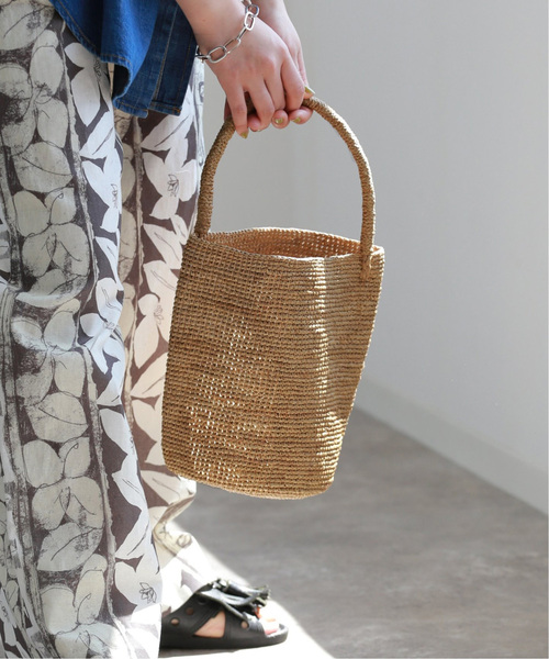 MADE IN MADA(メイドインマダ)の「《WEB限定追加3》【MADE IN MADA /メイドインマダ】 NAIVO BAG:ハンドバッグ(かごバッグ・レディース・ベージュ・FREE)」の12枚目の写真