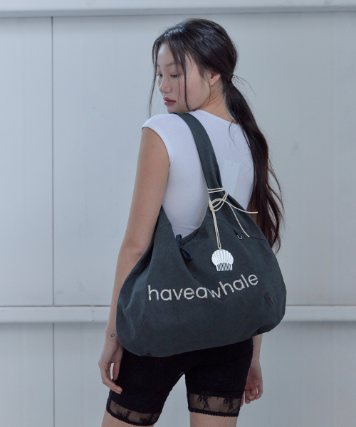 HAVEAWHALE(ハブアホエール)の「COTTON ECO BAG (DG)(エコバッグ/サブバッグ・レディース・その他・FREE)」の1枚目の写真