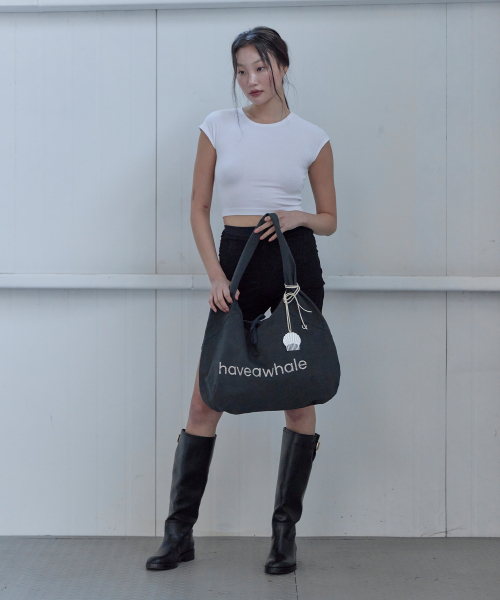 HAVEAWHALE(ハブアホエール)の「COTTON ECO BAG (DG)(エコバッグ/サブバッグ・レディース・その他・FREE)」の6枚目の写真