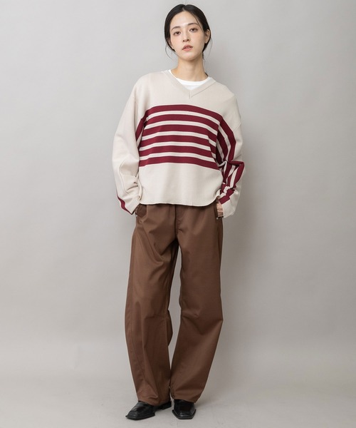 Munich（ミューニック）の「シック＆シンポリエステルツイル バレルパンツ（その他パンツ・レディース・チャコールグレー/ブラウン/ブラック・M/S）」の10枚目の写真