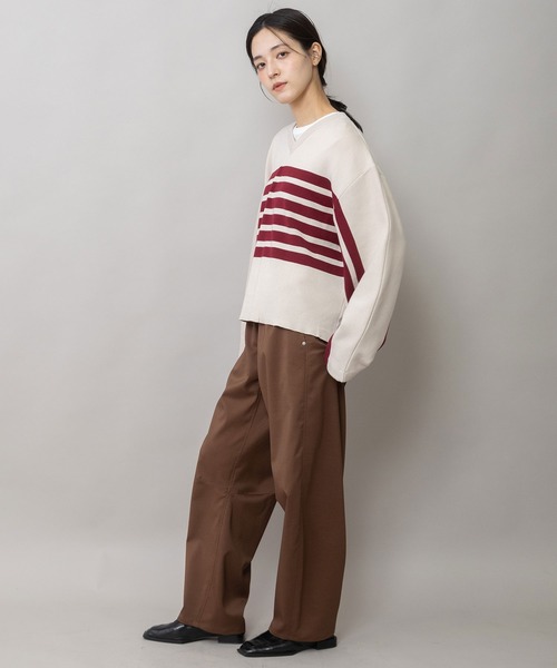 Munich（ミューニック）の「シック＆シンポリエステルツイル バレルパンツ（その他パンツ・レディース・チャコールグレー/ブラウン/ブラック・M/S）」の9枚目の写真
