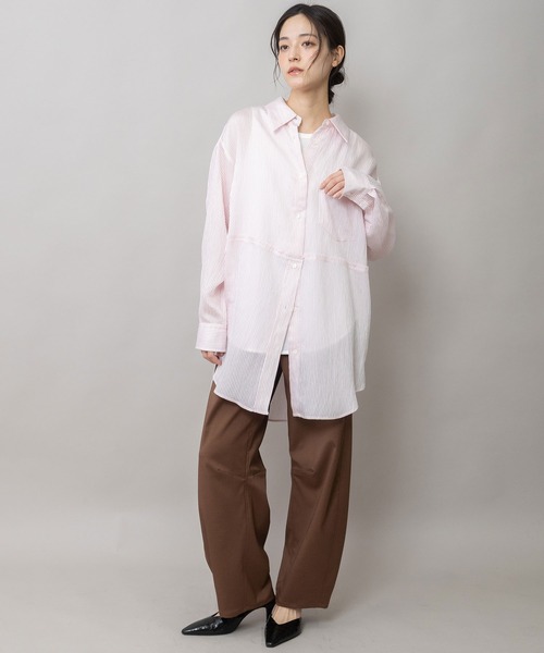 Munich（ミューニック）の「シック＆シンポリエステルツイル バレルパンツ（その他パンツ・レディース・チャコールグレー/ブラウン/ブラック・M/S）」の12枚目の写真
