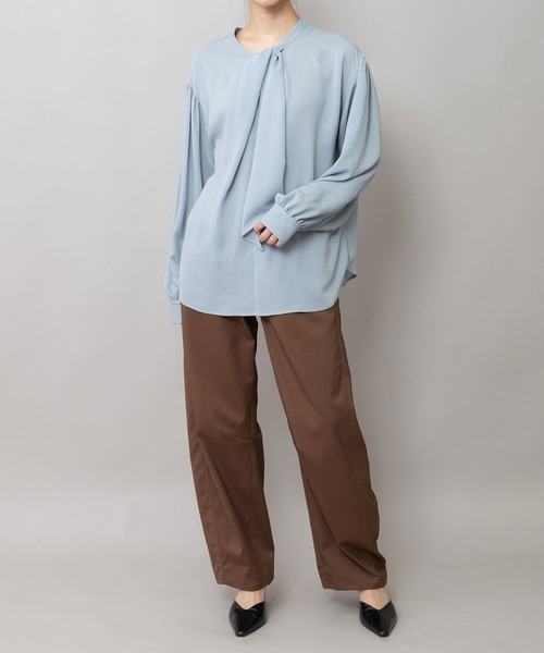 Munich（ミューニック）の「シック＆シンポリエステルツイル バレルパンツ（その他パンツ・レディース・チャコールグレー/ブラウン/ブラック・M/S）」の13枚目の写真