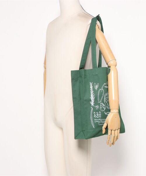 A.P.C.（アーペーセー）の「TOTE LEGUMES/レギウム トートバッグ（トートバッグ・メンズ・カーキ・ONESIZE）」の4枚目の写真