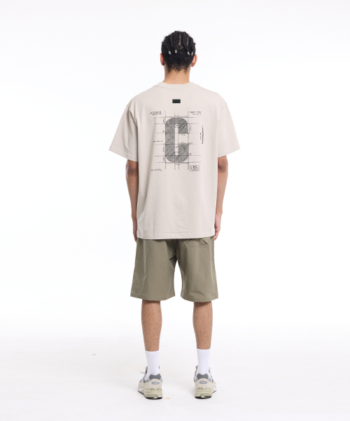 CREAM SODA LAB(クリームソーダラボ)の「グラウンドプランロゴスクエアワッペン半袖Tシャツベージュ(Tシャツ/カットソー・メンズ・その他・LARGE/X-LARGE)」の11枚目の写真