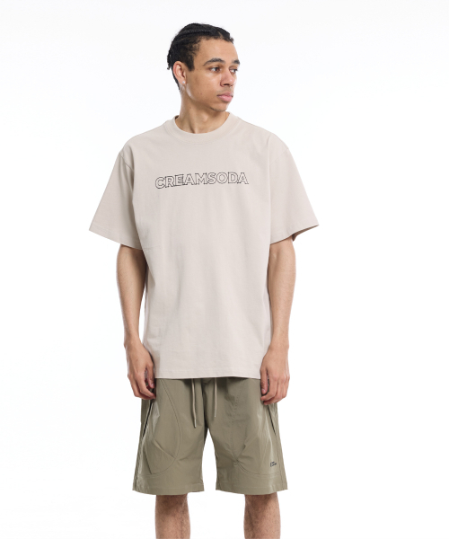 CREAM SODA LAB(クリームソーダラボ)の「グラウンドプランロゴスクエアワッペン半袖Tシャツベージュ(Tシャツ/カットソー・メンズ・その他・LARGE/X-LARGE)」の12枚目の写真