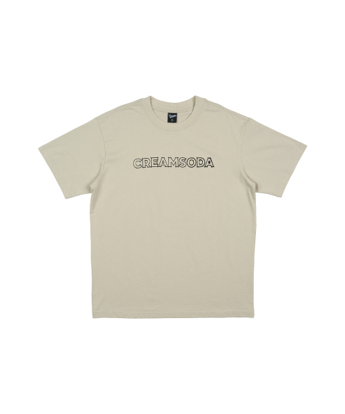 CREAM SODA LAB(クリームソーダラボ)の「グラウンドプランロゴスクエアワッペン半袖Tシャツベージュ(Tシャツ/カットソー・メンズ・その他・LARGE/X-LARGE)」の8枚目の写真
