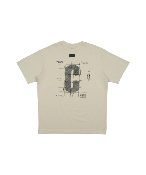 CREAM SODA LAB(クリームソーダラボ)の「グラウンドプランロゴスクエアワッペン半袖Tシャツベージュ(Tシャツ/カットソー・メンズ・その他・LARGE/X-LARGE)」の7枚目の写真