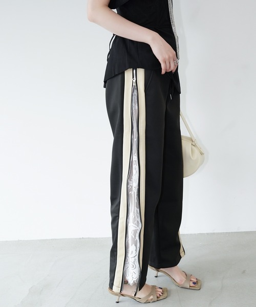 chuclla（チュクラ）の「サイドジップトラックパンツ chw26s352（その他パンツ・レディース・ブラック/ブラウン・XL/M/L）」の20枚目の写真