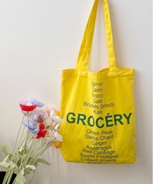 letter print tote bag