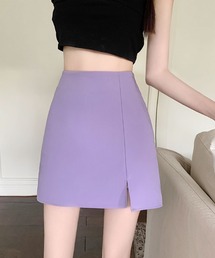 美脚魅せ♪スリット入りタイトミニスカート